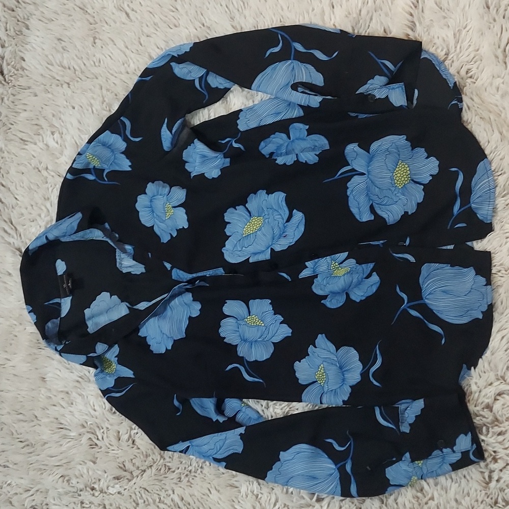 Worthington floral blouse